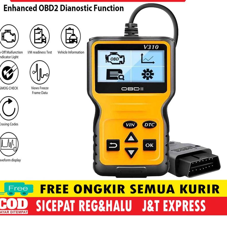 Original Kingsuda Scanner Mobil Scanner Deteksi Engine Sistem Elektronik Tipe Socket OBD2
