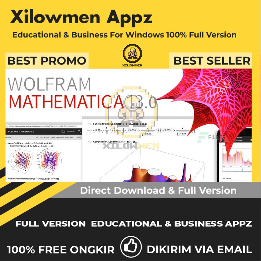 [Full Version] Wolfram Mathematica Pro Educational Business Lifetime Win OS