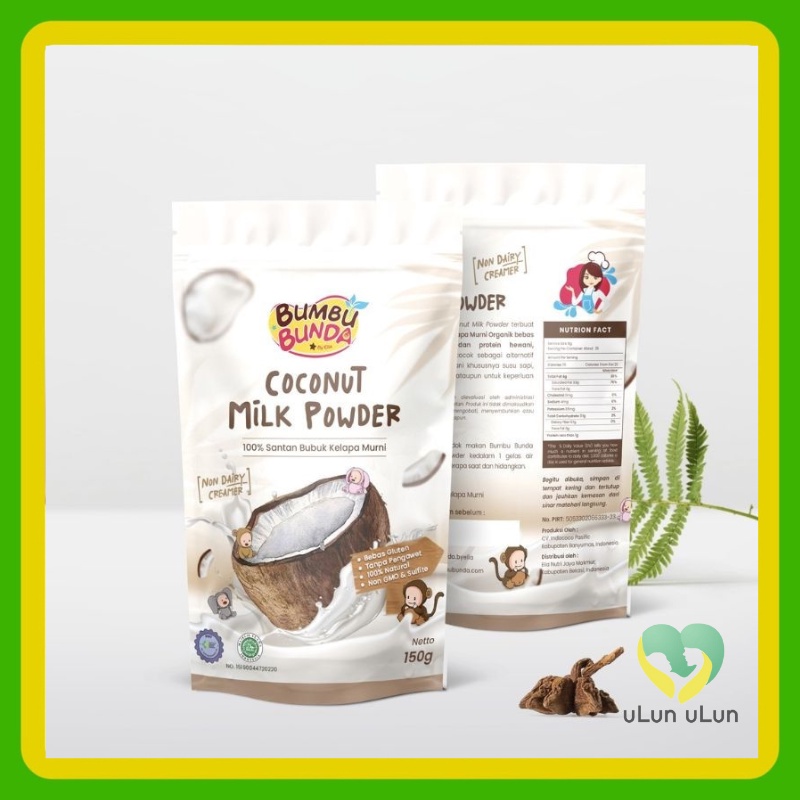 

Ulun Ulun Bumbu Bunda Coconut Milk Powder Santan Bubuk Kelapa Murni Warung Shiha