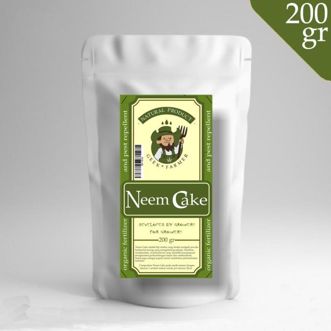 Pupuk Dan Insektisida Organik Neem Cake 200Gr (Geek Farmer)