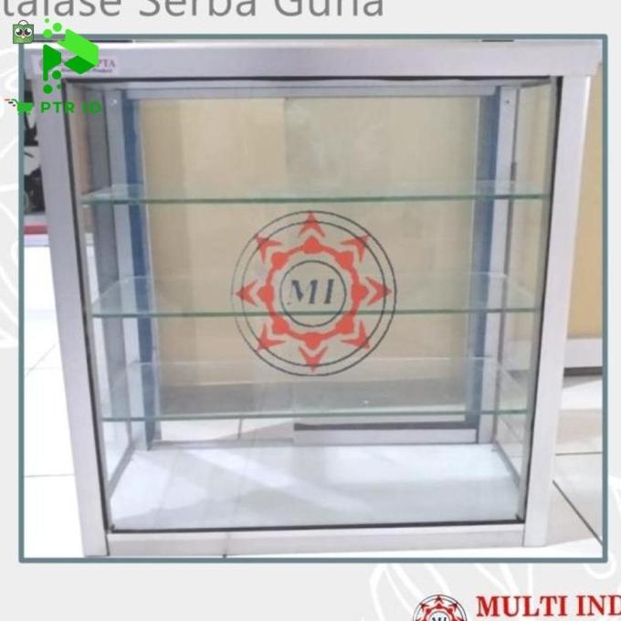 

PTR Etalase Kaca - Etalase Toko - Etalase Jualan Serba Guna 50 cm +