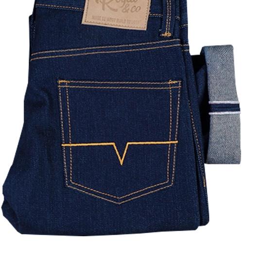 ❁ DENIM SELVEDGE 14.5 OZ BLUE INDIGO ➫