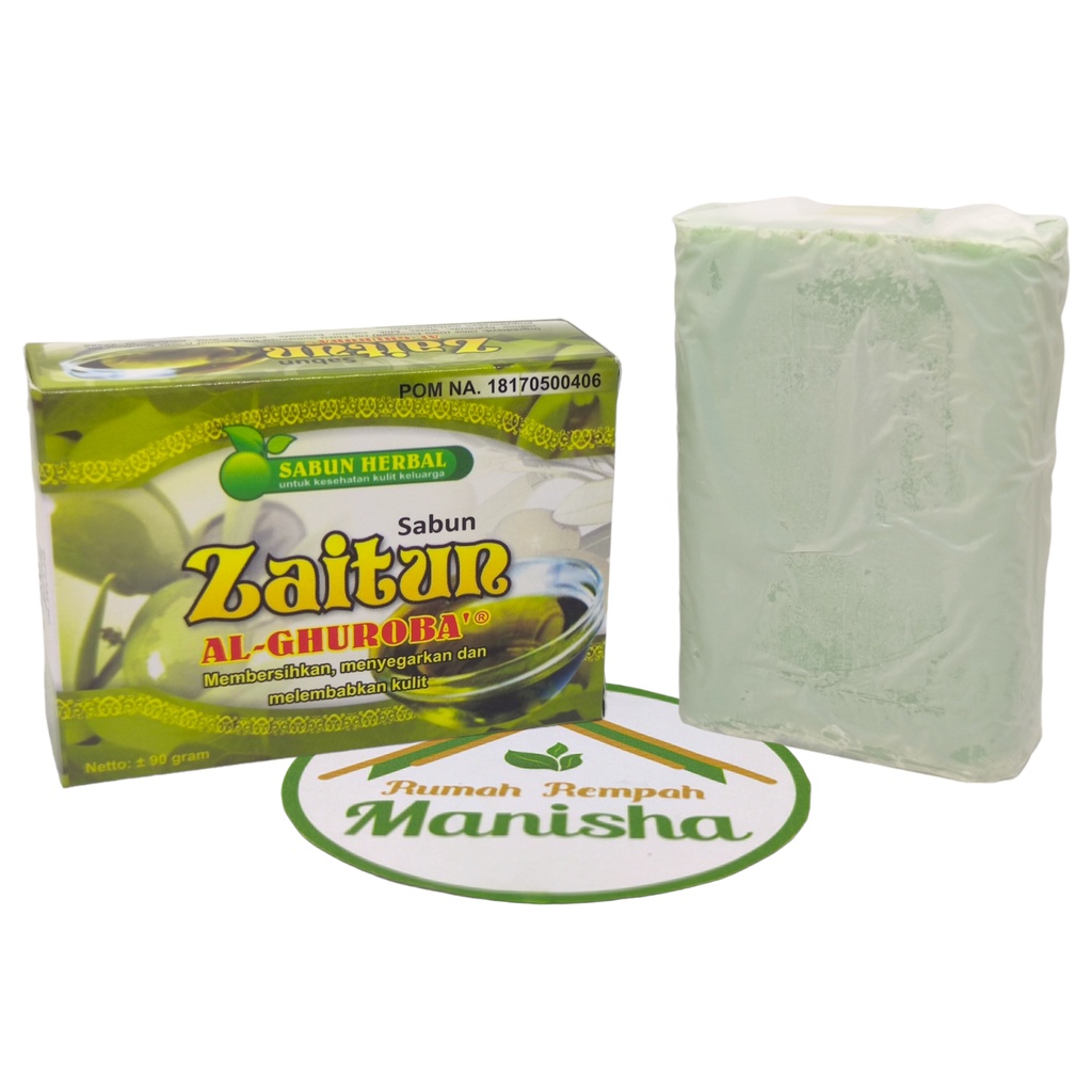 Sabun Zaitun Herbal Al-Ghuroba 90gr