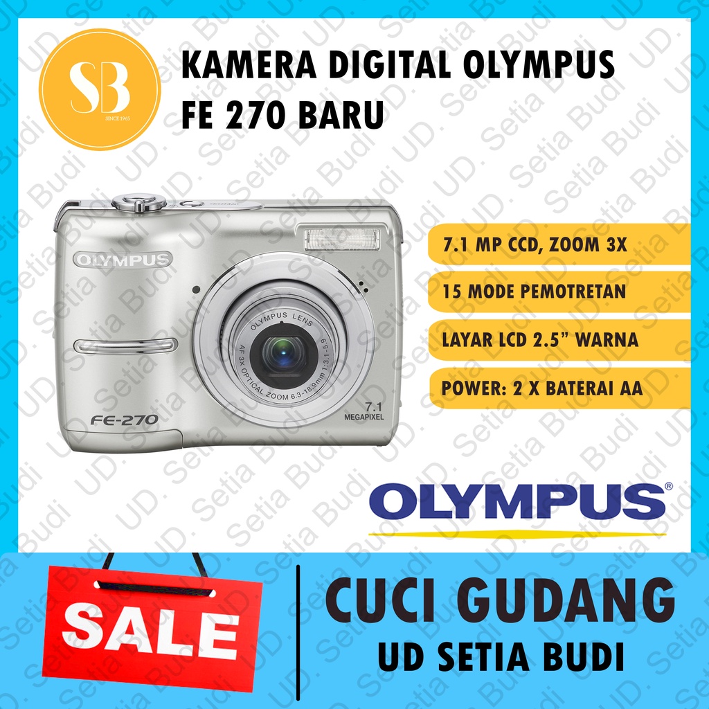 Kamera Digital Olympus FE 270 Made in Japan Baru dan Murah