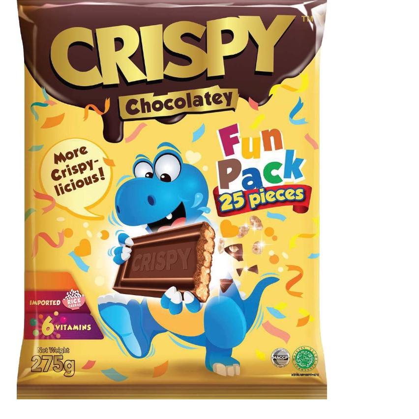 

✴ Coklat CRISPY Funpack isi 25pcs 275g ♖