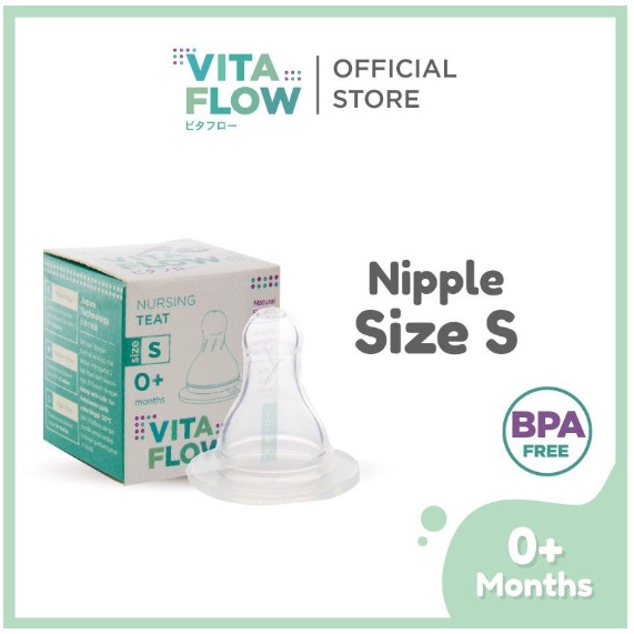 Vitaflow Silicone Nipple | Dot Ulir