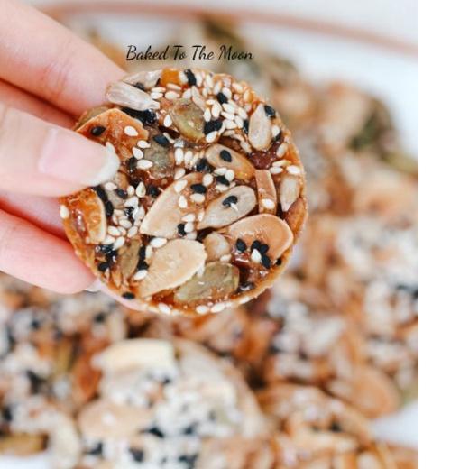 

✼ HAMPER Caramel Seed Cookies / Healthy Snacks ♠