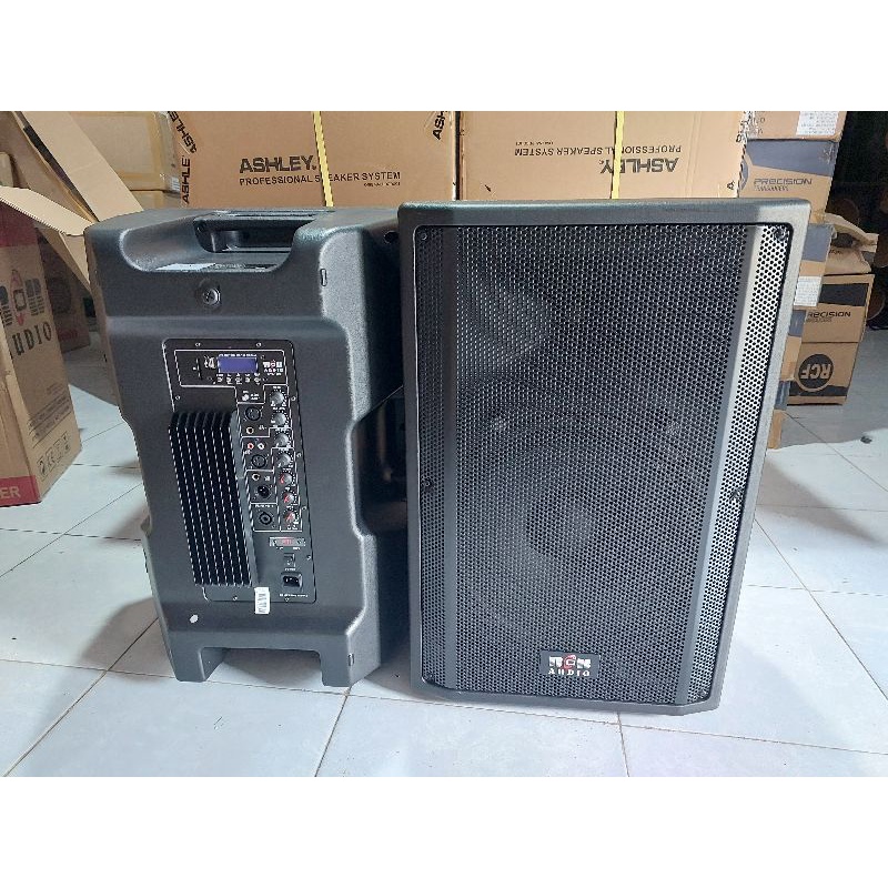 SPEAKER AKTIV 15 INCH AUDIO BOB BYM 15AU 300 WATT 1 SET ISI 2