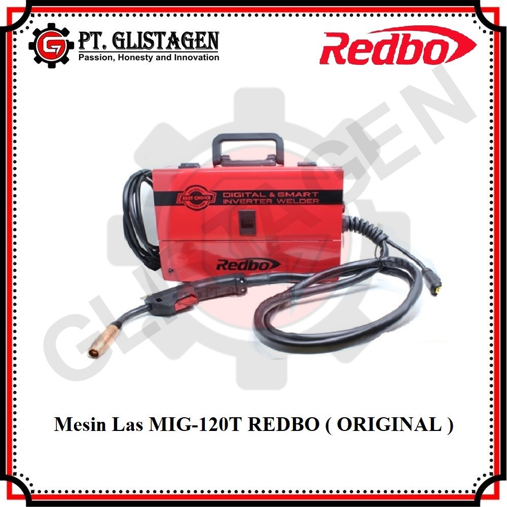 REDBO MIG 120T Mesin Las MIGi 120T Redbo + Kawat Flux 1KG