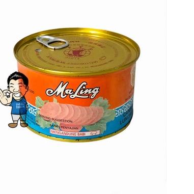 

➪ Ma Ling Canned Pork Luncheon Meat- Daging Babi Kaleng 397g ➤