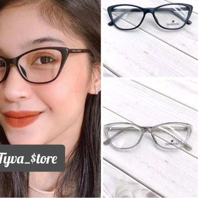 PROMO⭐-Frame Kacamata 1906 Wanita Terbaru, Kaca mata Minus, Kacamata Anti Radiasi, Kaca mata New Cat