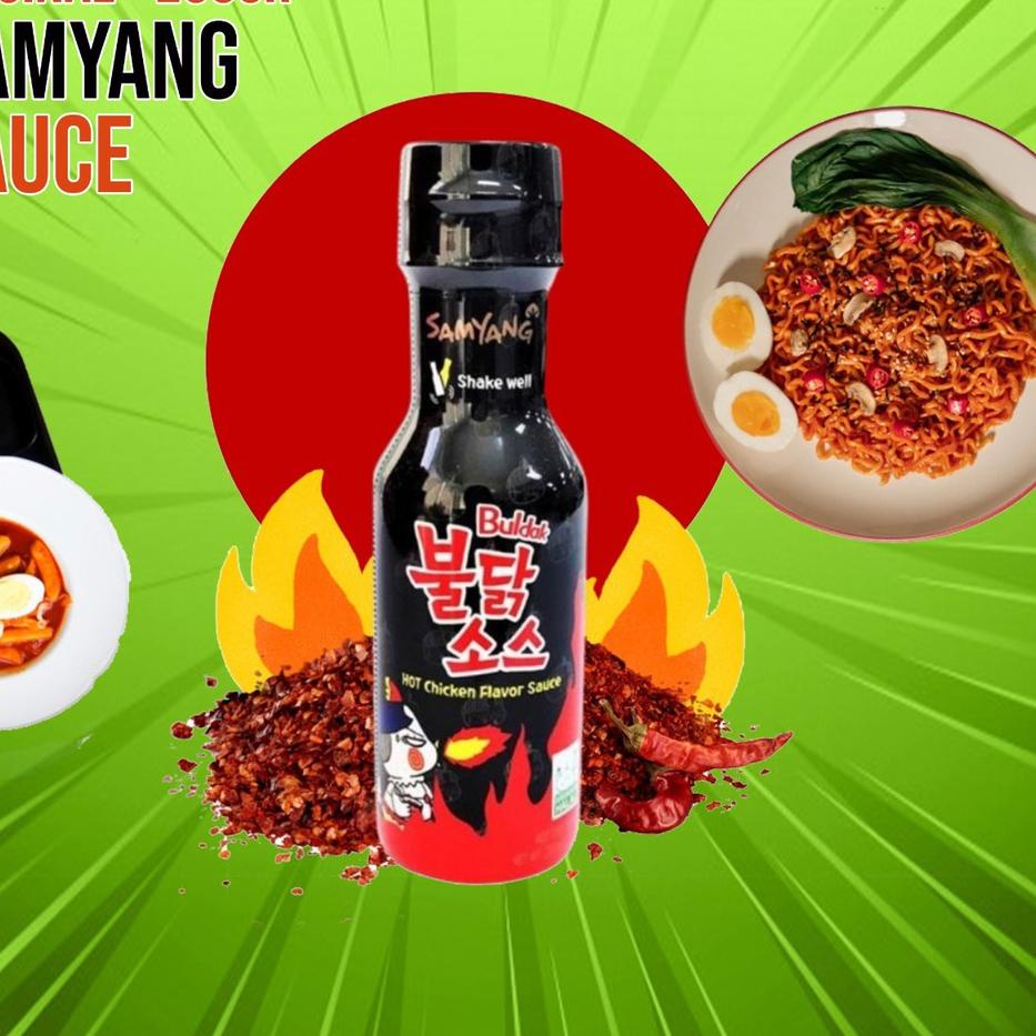

➬ Saos Sauce Samyang Saus Samyang Logo Halal Hitam Original ☊