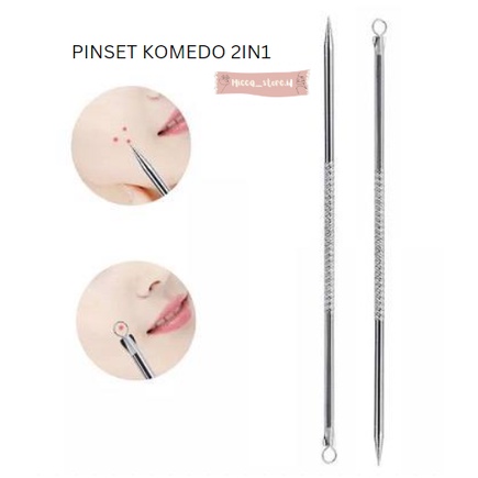 [MS] PINSET KOMEDO 2IN1 / ALAT PEMBERSIH KOMEDO /JERAWAT