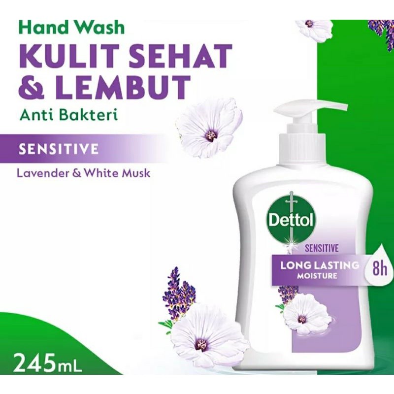 Dettol Sabun Cuci Tangan 245 ml Sensitive