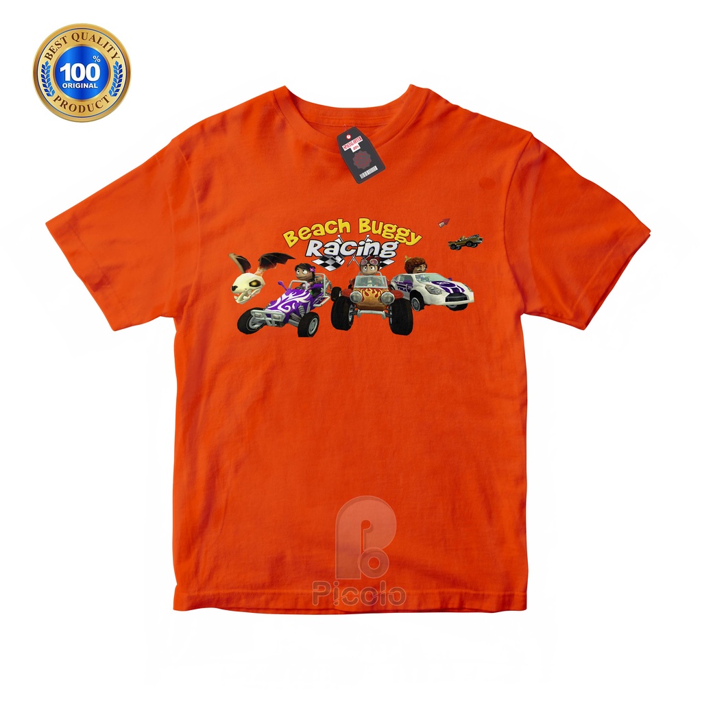 (FREE NAMA) BAJU KAOS ATASAN ANAK MOTIF BEACH BUGGY RACING UNISEX Bahan COTTUN