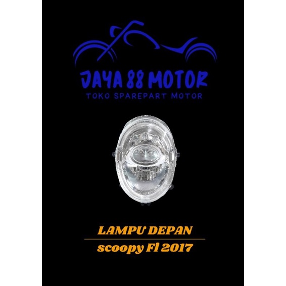 lampu depan Scoopy fi 2017