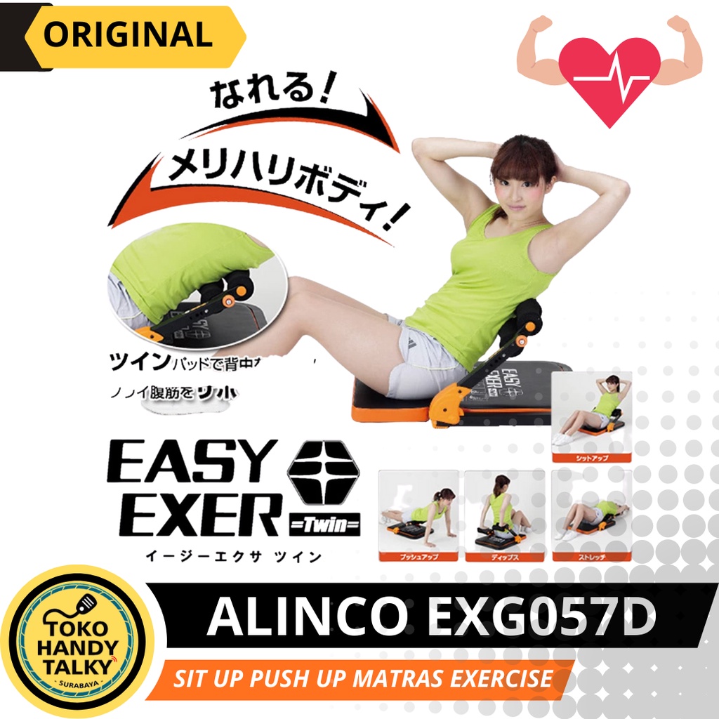 Alat Sit Up Push Up Exercise Mat Multi Fungsi Alinco Fitness EXG057D Matras New Original