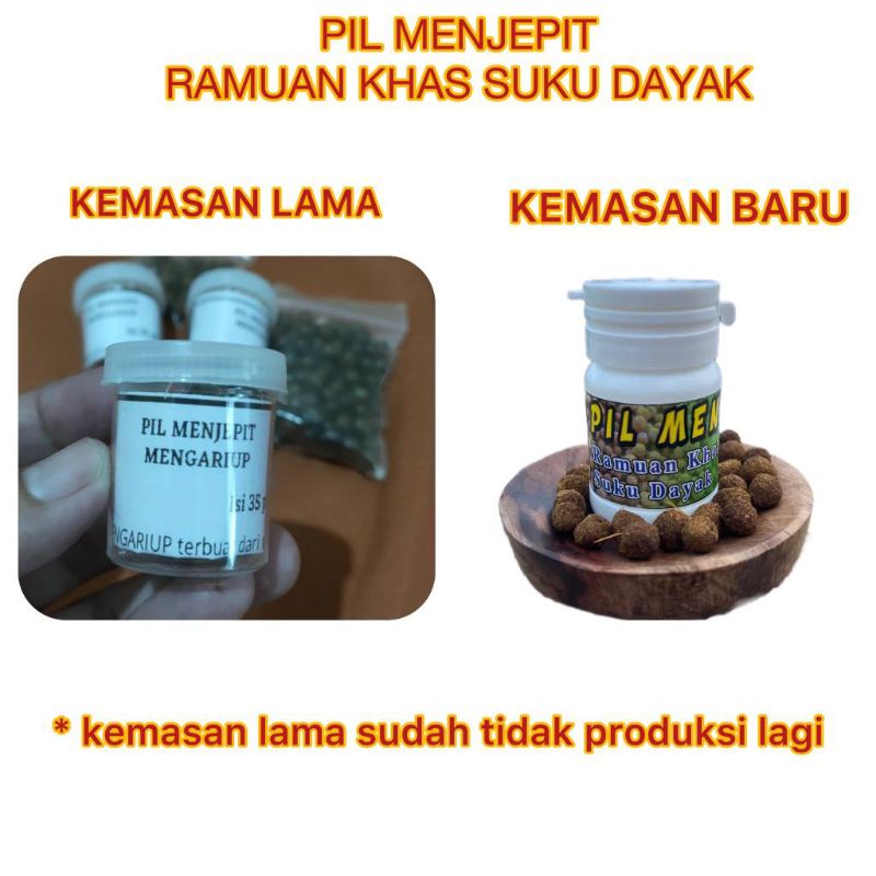 PIL JAMU MENJEPIT /PIL JAMU WANITA/JAMU WANITA DAYAK