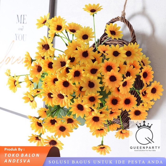 Bunga Matahari / Bunga Plastik Tanaman Artifical Hiasan Bunga Matahari / bunga palsu matahari