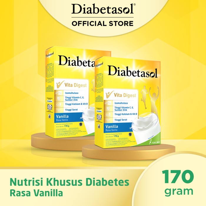 

[ COD ] Diabetasol Vanilla 170g - 2 Pcs