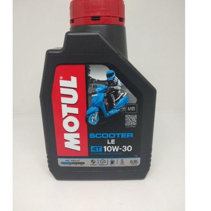 Harga Meriah Oli Motul Scooter LE 10w-30 (BIRU) Oli Motul matic 0,8 Liter Original