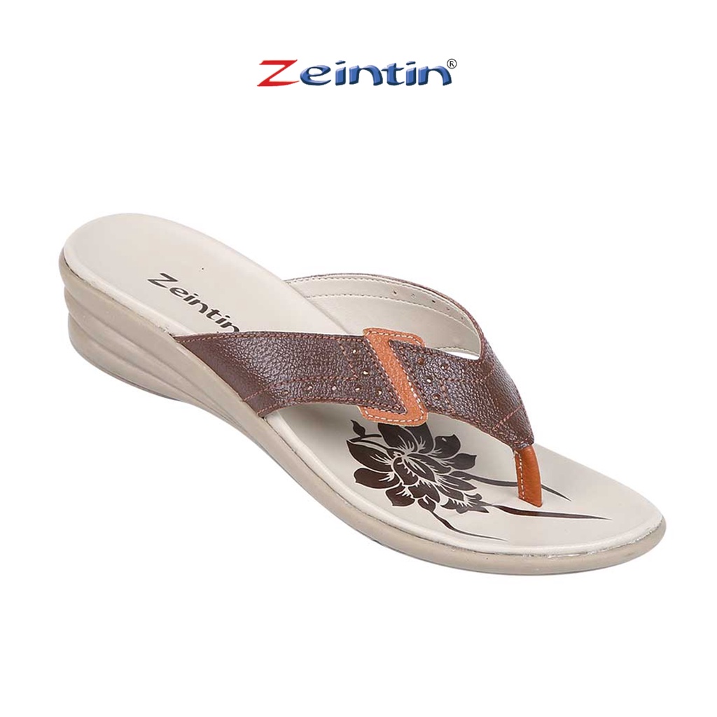 Zeintin - Sandal Wanita /Fashion Wanita/Sandal  Wanita Bahan Kulit Asli WR