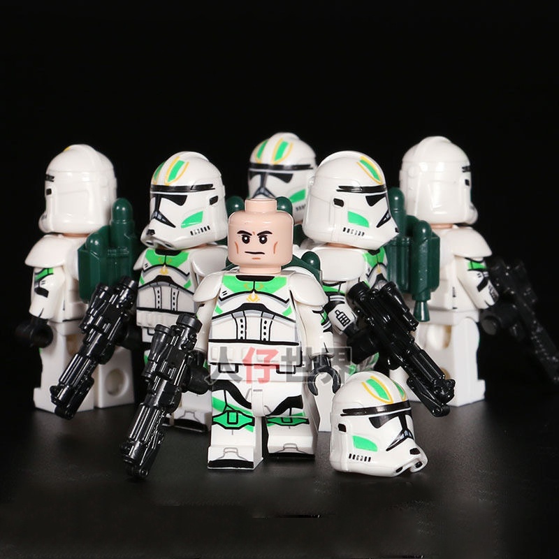 Star Wars Minifigures Clone Troopers Stormtroopers Minifigures Toy Series Puzzle Merakit Blok Bangunan