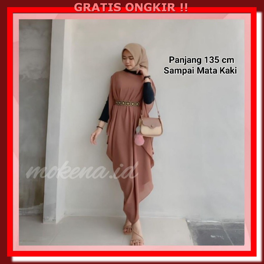 Gamis Terbaru 2023 Lebaran Wanita Baju Murah Fashion Muslim Kekinian D Outer Kaftan Rinjani Untuk At