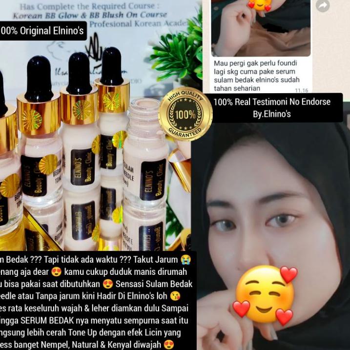 ☆ CUSHION SERUM SULAM BEDAK TONE UP TREATMENT [ELNINO'S BEAUTY CLINIC] ➬