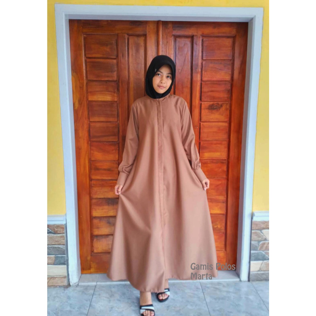 Gamis Marta  Polos Gamis Katun Toyobo gamis Baju Gamis