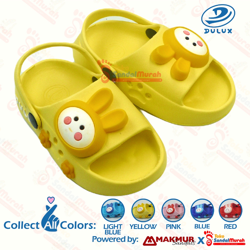 Toko Sendal Murah - Sandal Anak Perempuan Uk 24 - 29 / Sandal Anak Motif Bunny Lucu / Sandal Anak Perempuan Tali Belakang / Sandal Gunung Anak Perempuan [Toko Sendal Murah Kids 04 M 508 KLC]