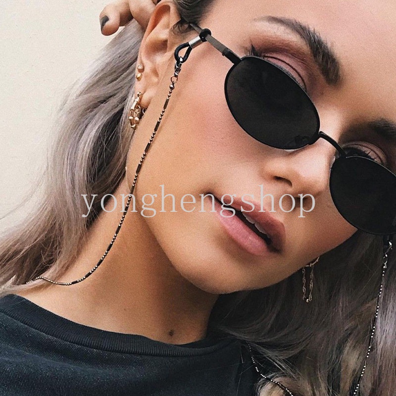 Fashion Simple Sunglasses Chain Vintage Mask Hanging Rope Masks Metal Lanyard Anti-lost Glasses Chains