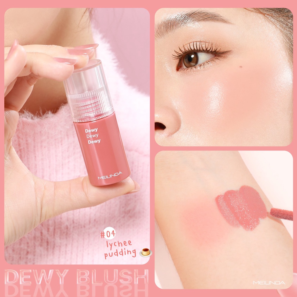 MEILINDA DEWY BLUSH | Extraordinary Liquid Blush On