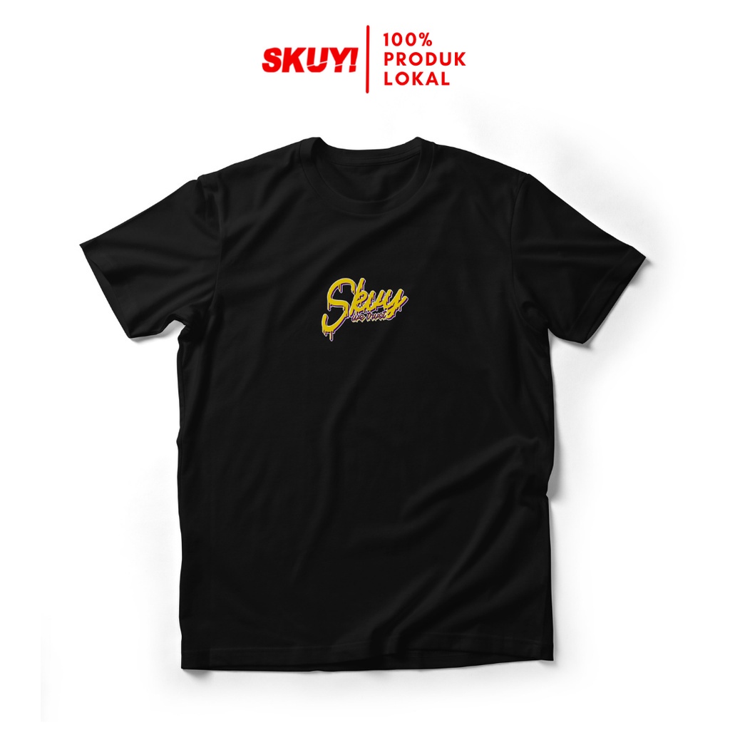 Kaos Skuy Dewasa Hitam Unisex | Colorfull SKY73