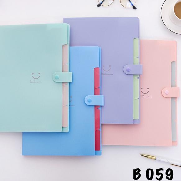 

12.12 Flash Sale B 059 | ORGANIZER FILE FOLDER 5 SLIDE SMILE | DOCUMEN BAG 5 POCKET | MAP SMILE !!