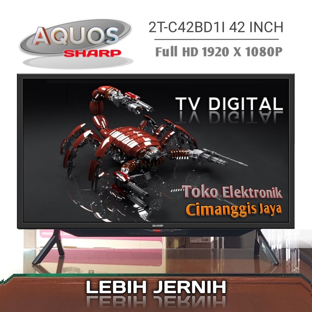 Tv led SHARP 42 inch digital