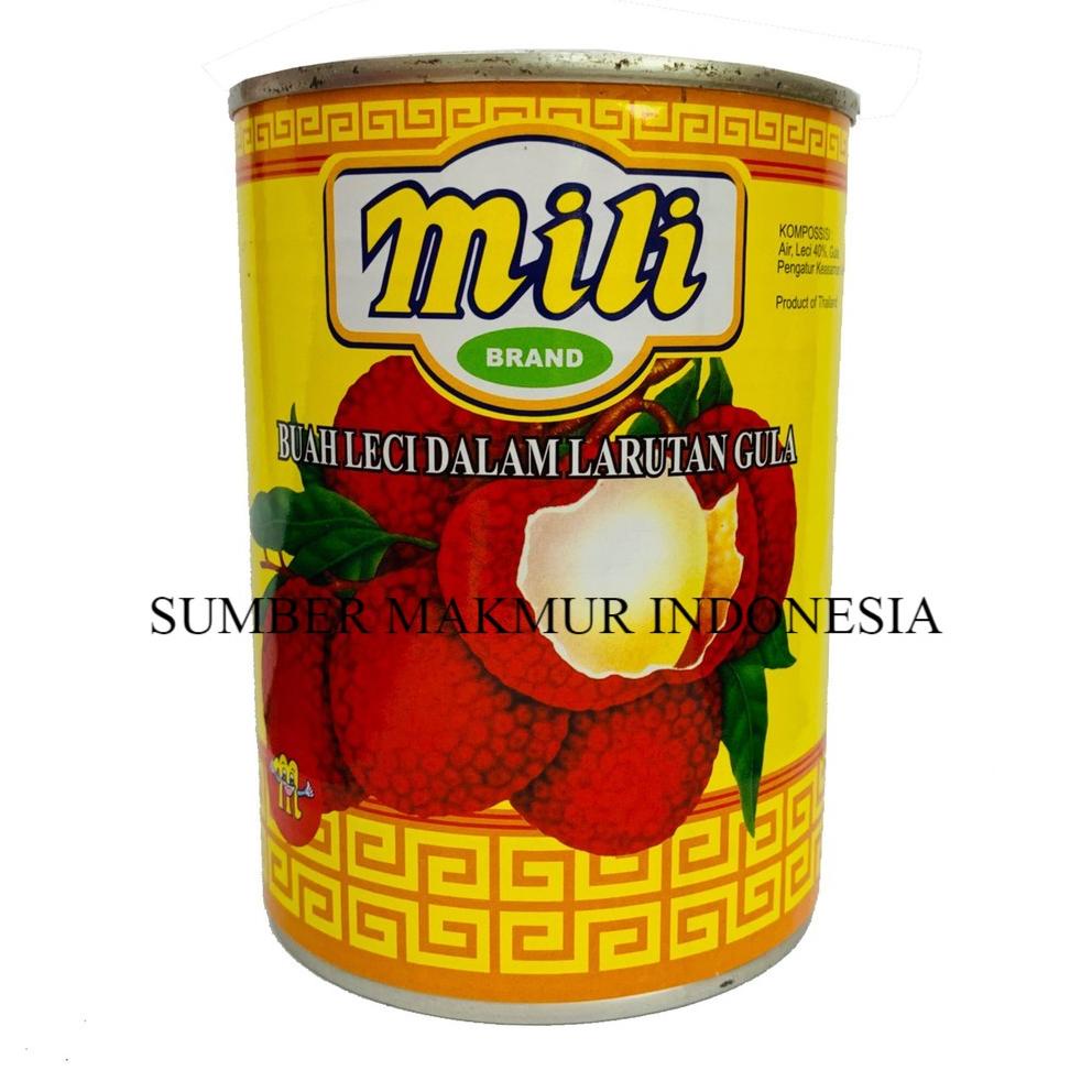 

☛ Subsidi ongkir MILI LYCHEE BUAH KALENGAN / LECI DALAM SIRUP 565 GRAM - ECERAN ,.,.,.,,