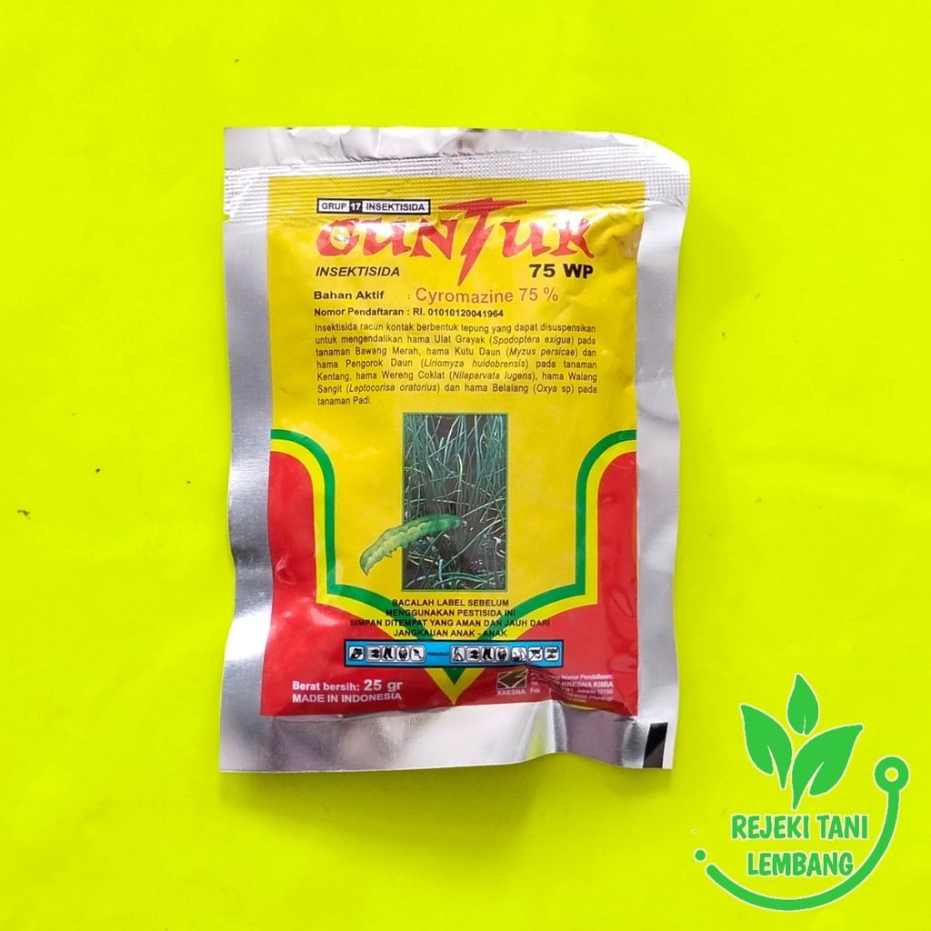 INSEKTISIDA GUNTUR 75 WP 25 GR PENGENDALI HAMA