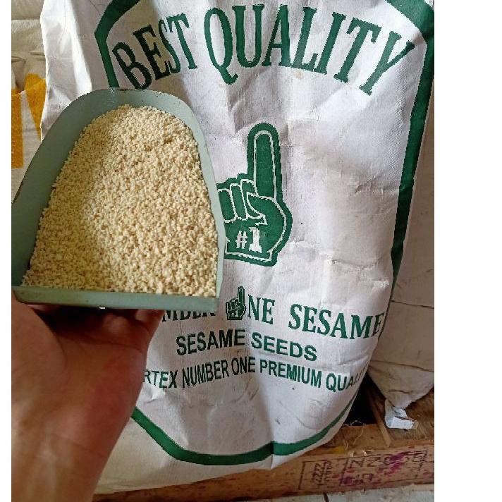 

♣ Wijen Putih Import 1kg kilo Sesame Seed Premium Quality Fresh Onde Onde DLL ✯