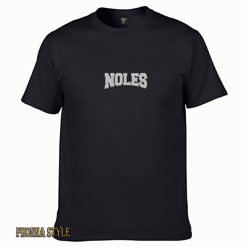 Fonna Rizki - Kaos Pria - Lengan Pendek Noles Silver  - Tshirt Distro premiun