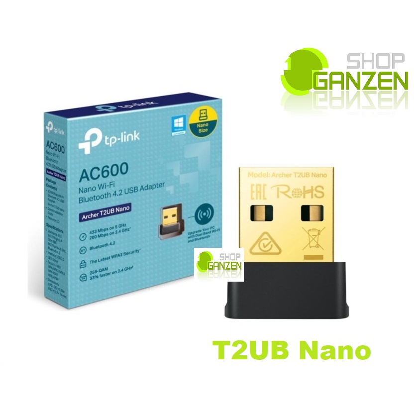 TP-Link TPLINK T2UB Nano AC600 WiFi Bluetooth 4.2 USB Mini Adapter