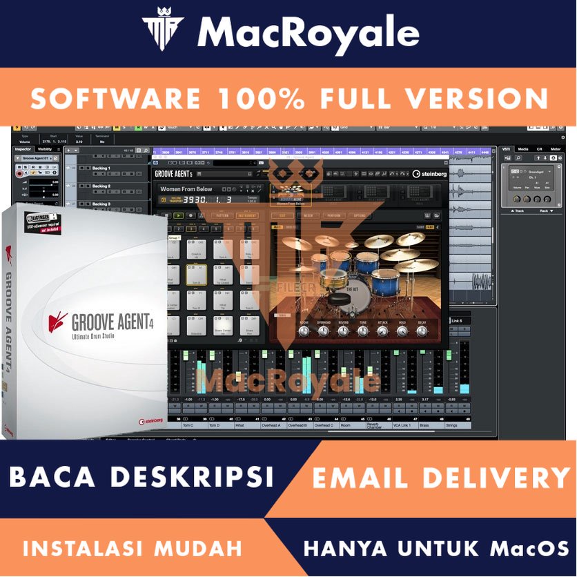 [MacOS] Steinberg Groove Agent SE Full Version Lifetime Full Garansi