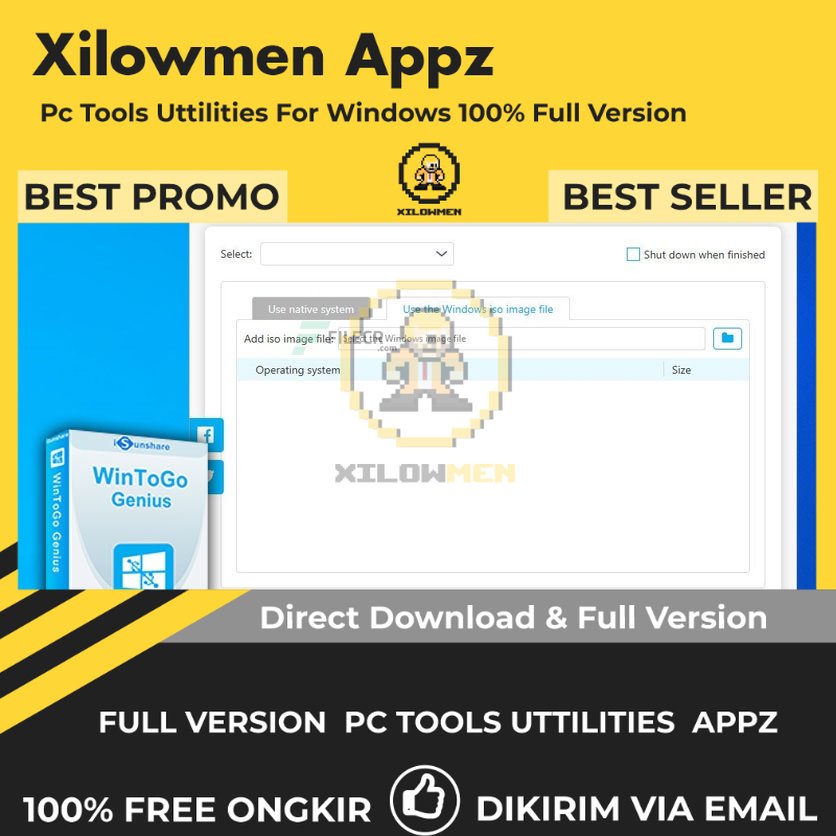 [Full Version] iSunshare WinToGo Genius Pro PC Tools Software Utilities Lifetime Win OS