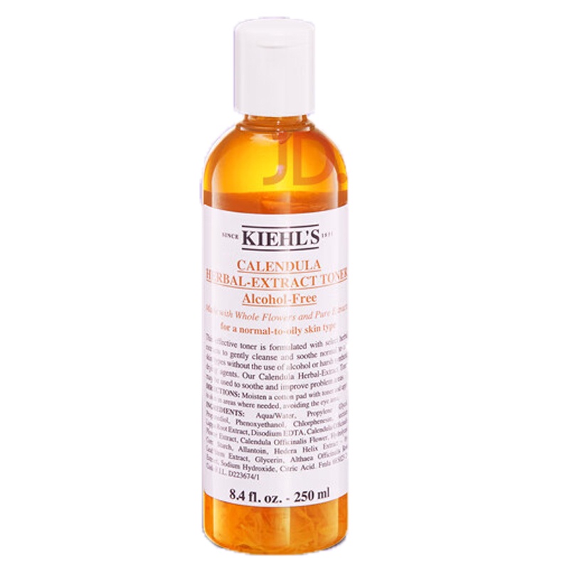 KIEHL'S CALENDULA HERBAL EXTRACT TONER-Alcohol-Free full size 250ml/Travel 40ml perawatan wajah Kiehls Calendula Toner 250ml /40ml