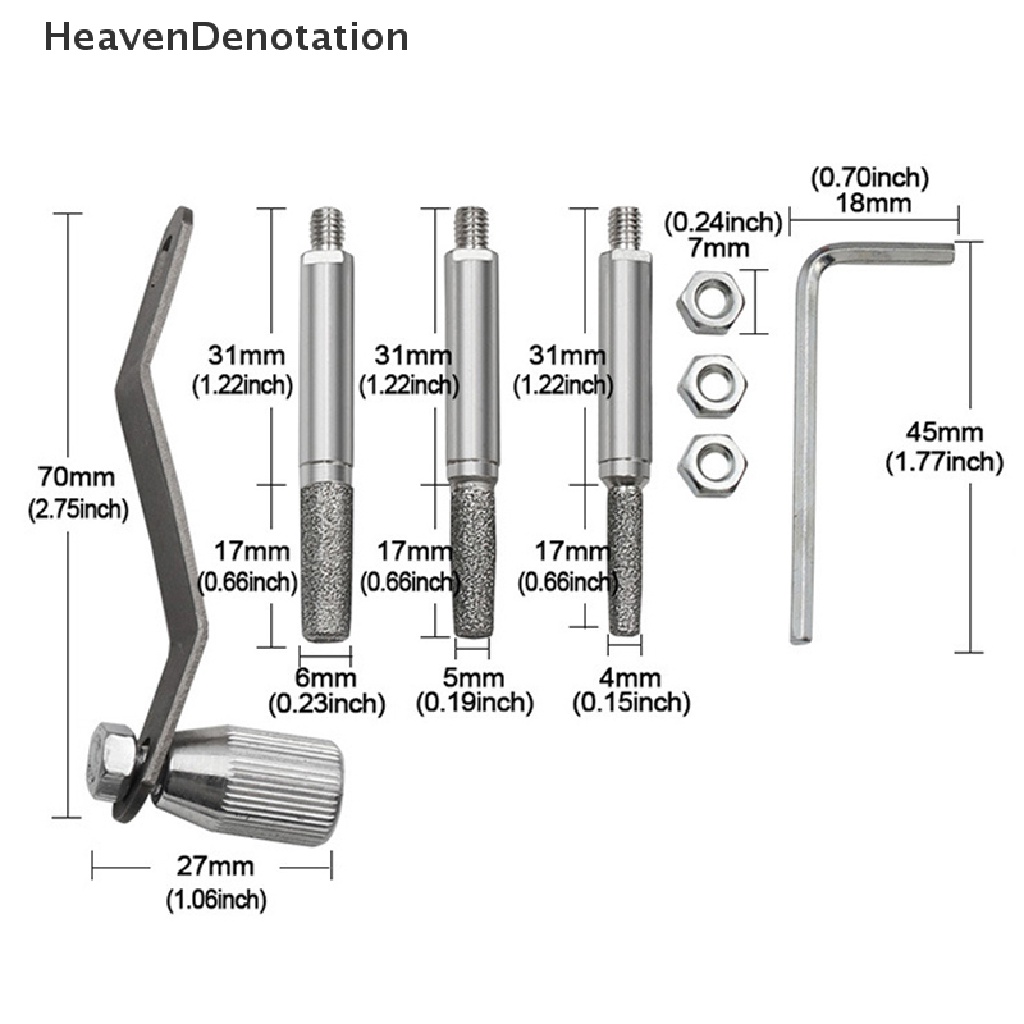 [HeavenDenotation] Alat Pengasah Rantai Portable chain sharpening Woodworking Gerinda HDV