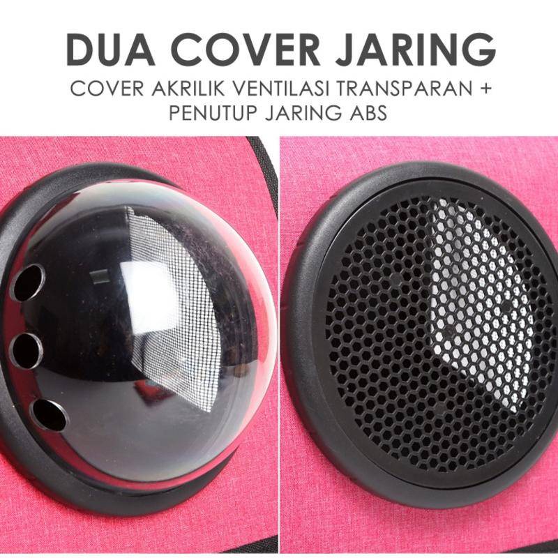 Tas Kucing Keluar Portabel Satu Bahu Tas Bernapas Kapsul Luar Angkasa Messenger Ransel Anjing Kucing Dibawa Pergi Membawa Tas Sekolah