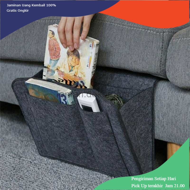 TD - PRB LENZERO Tas Bedside Organizer Sofa Kasur Tempat Tidur Hanging Bag - NL-A-050