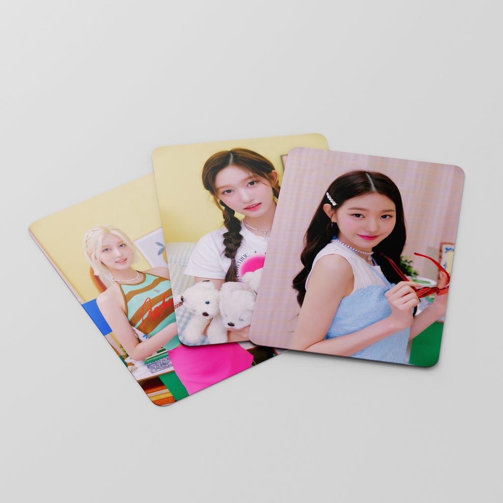 55pcs / box IVE 2023 SEASON'S GREETINGS Photocards Rei Liz Wonyoung Yujin Leeseo Gaeul Lomo Cards Kpop Postcards READY STOCK