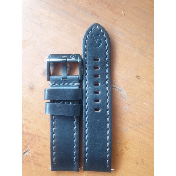 Tali Jam Tangan AC Strap Alexandre Christie Original Genuine Leather 22mm 24mm