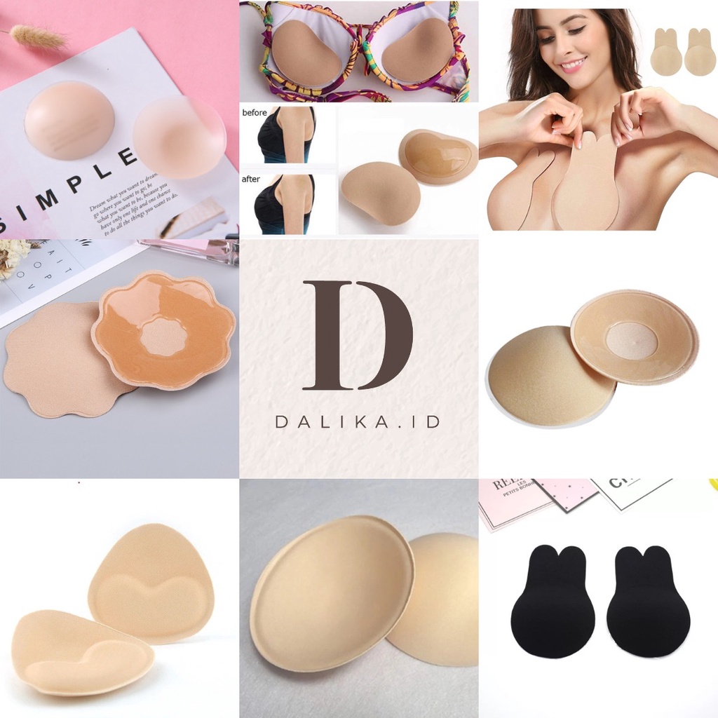 Bra Pad / Nipple Pad Silicon Rabbit Ear Busa Pad Padding Dalaman Penutup